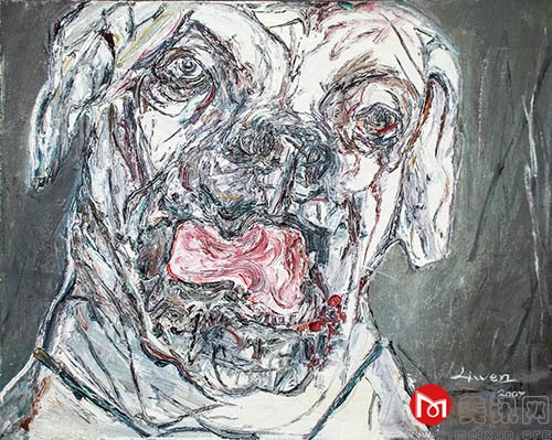 李文  油畫作品